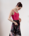 Danse De Paris Velvet Chiffon Wrap Skirt