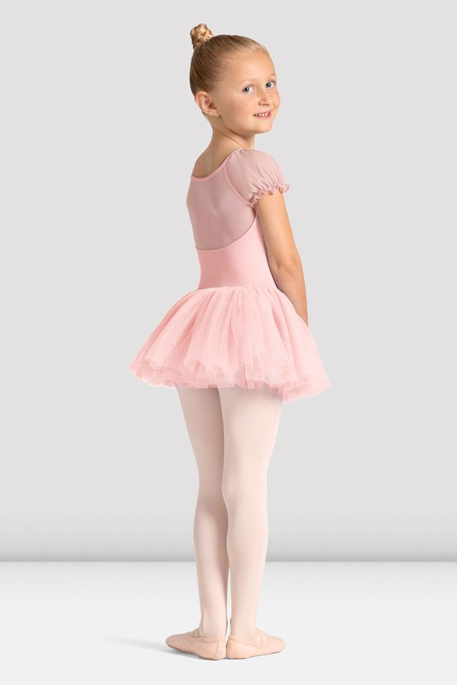 Mirella M20007C Celestia Short Sleeve Printed Tutu Dress