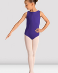 Mirella M50009C Celestia Boat Neck Printed Leotard