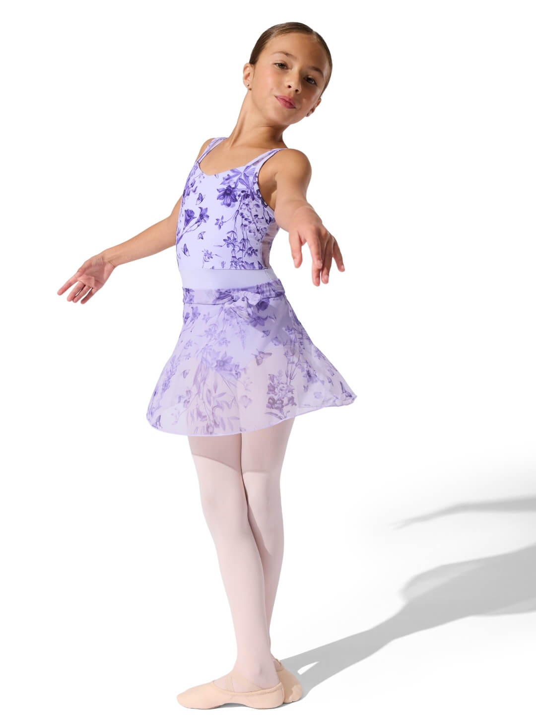 Capezio F12645C Fairy Toile Fae Ribbon Skirt Child
