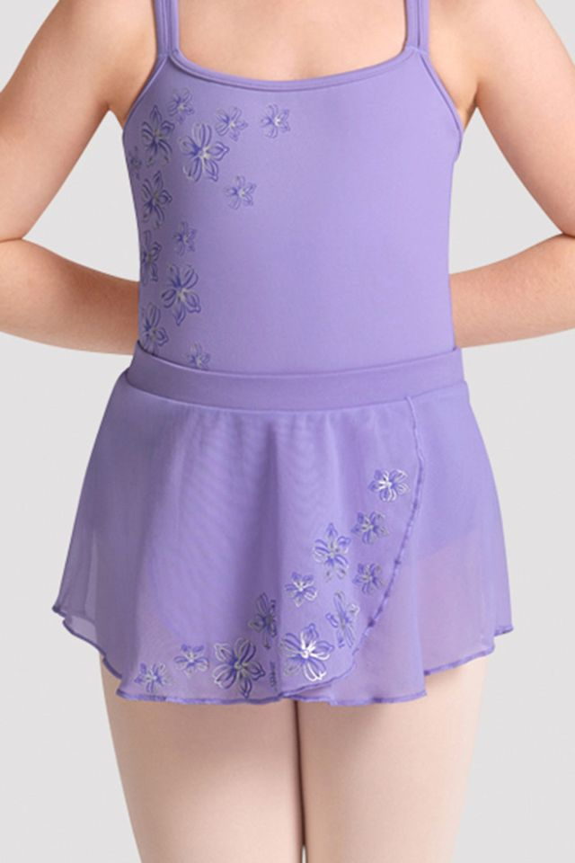 Bloch CR10005 Lumina Claire Mesh Wrap Skirt Child