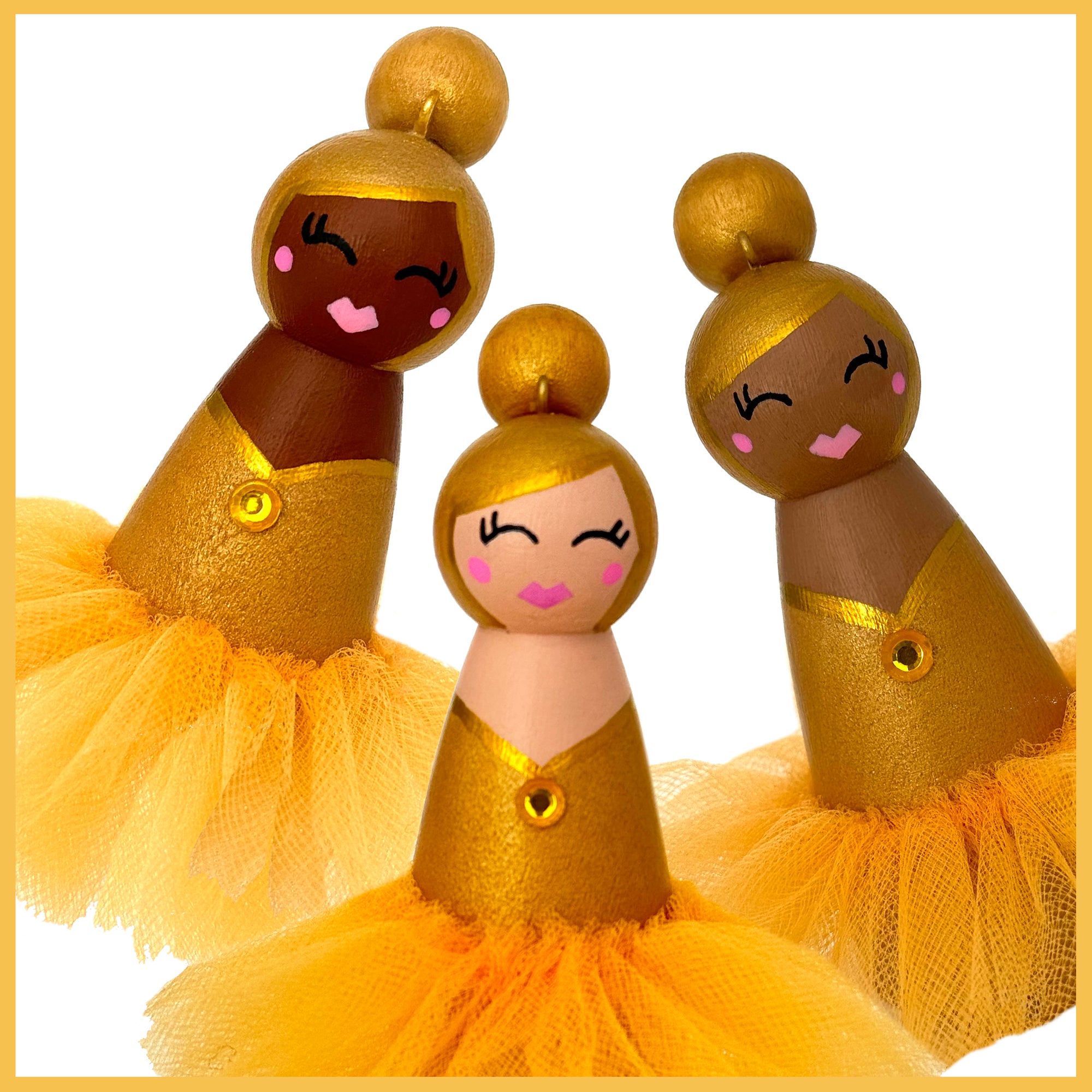 Melle Belle Ballerina Ornaments