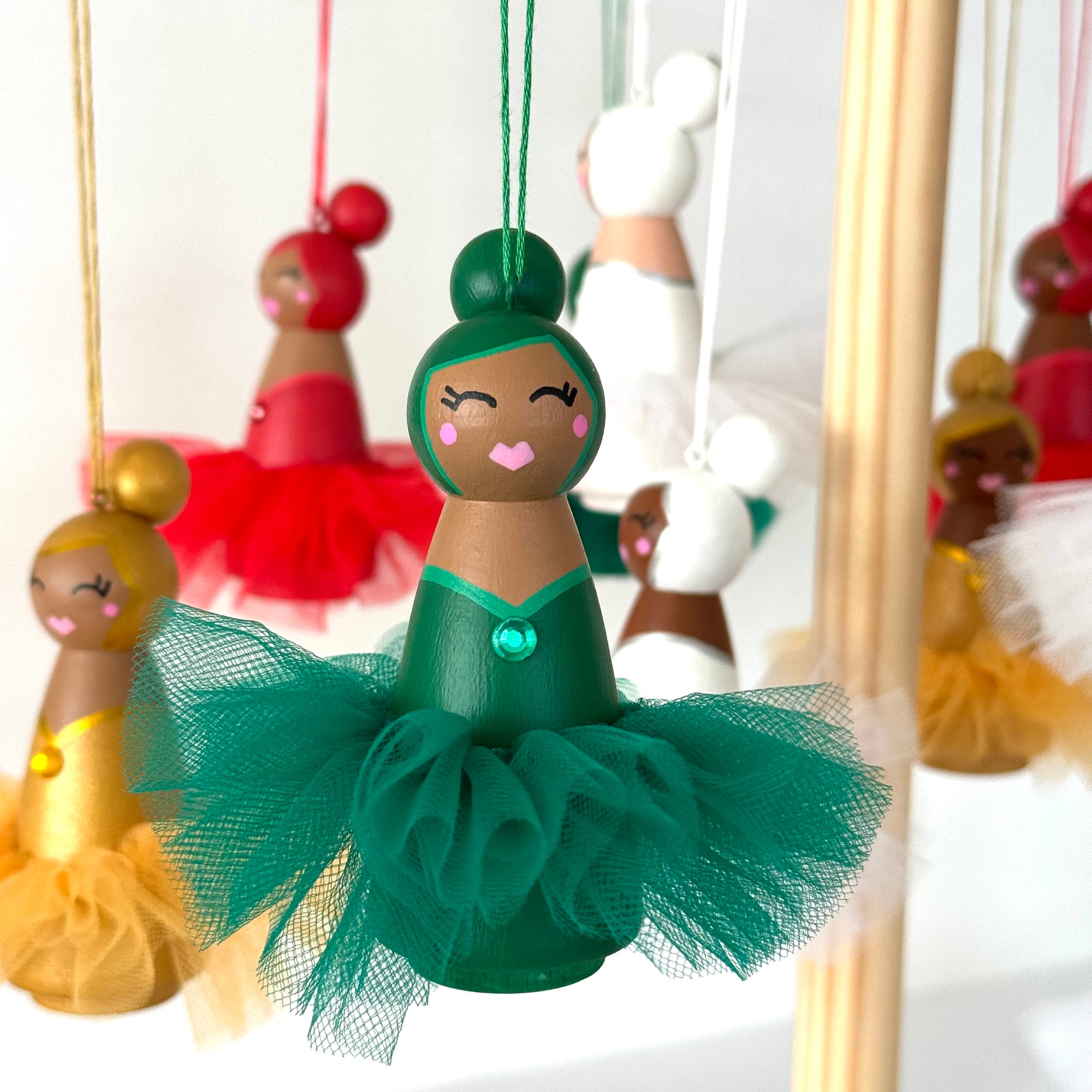 Melle Belle Ballerina Ornaments