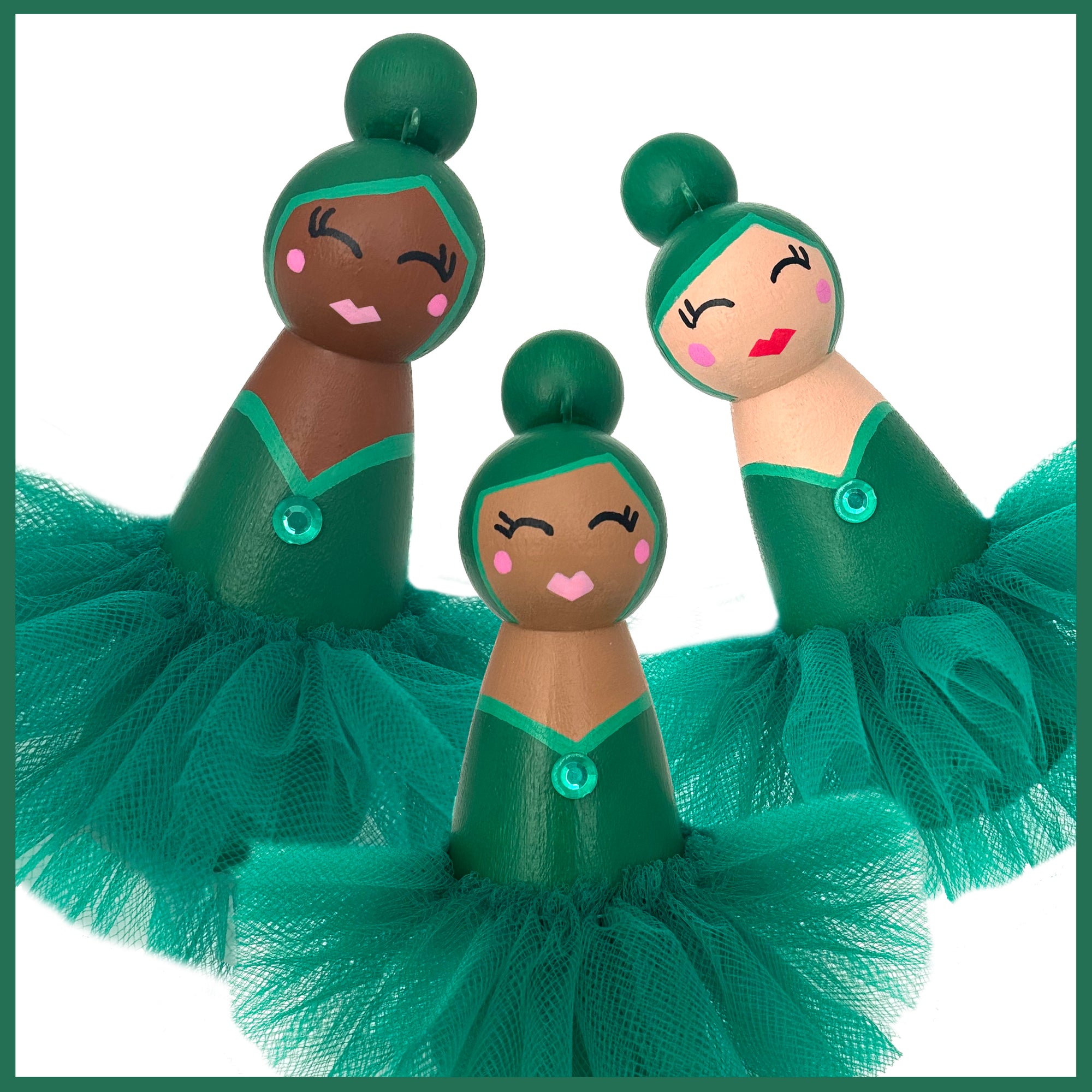 Melle Belle Ballerina Ornaments
