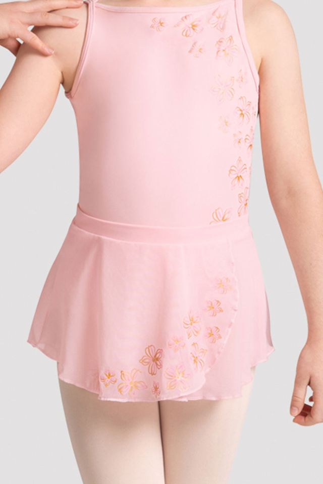 Bloch CR10005 Lumina Claire Mesh Wrap Skirt Child