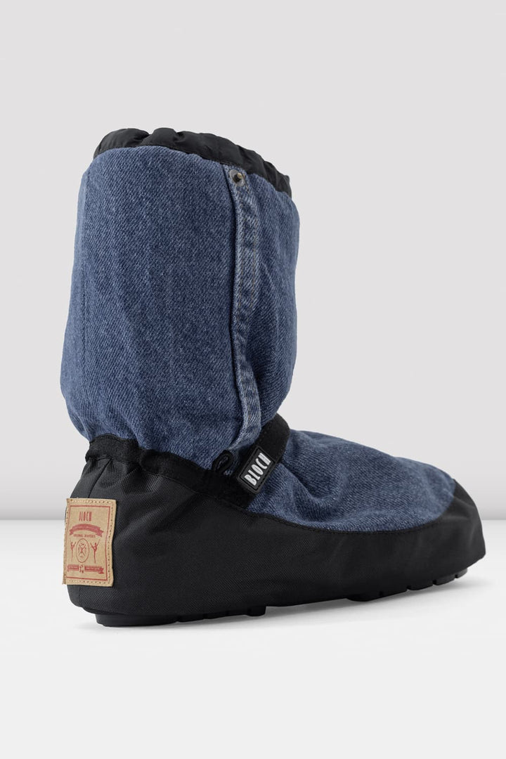 Bloch Upcycled Denim Multi-Function Warm Up Booties