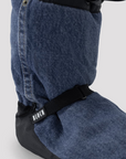 Bloch Upcycled Denim Multi-Function Warm Up Booties