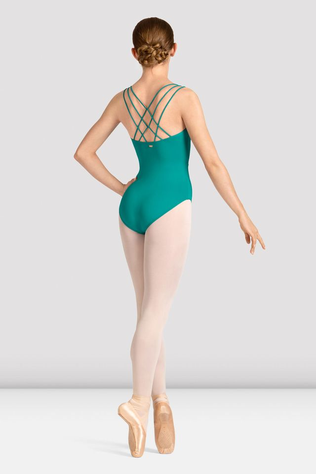 Mirella Mirella M50006LM Celeste Cross Back Printed Leotard