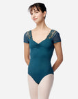 Lulli LUF682 Valeria Cap Sleeve Leotard