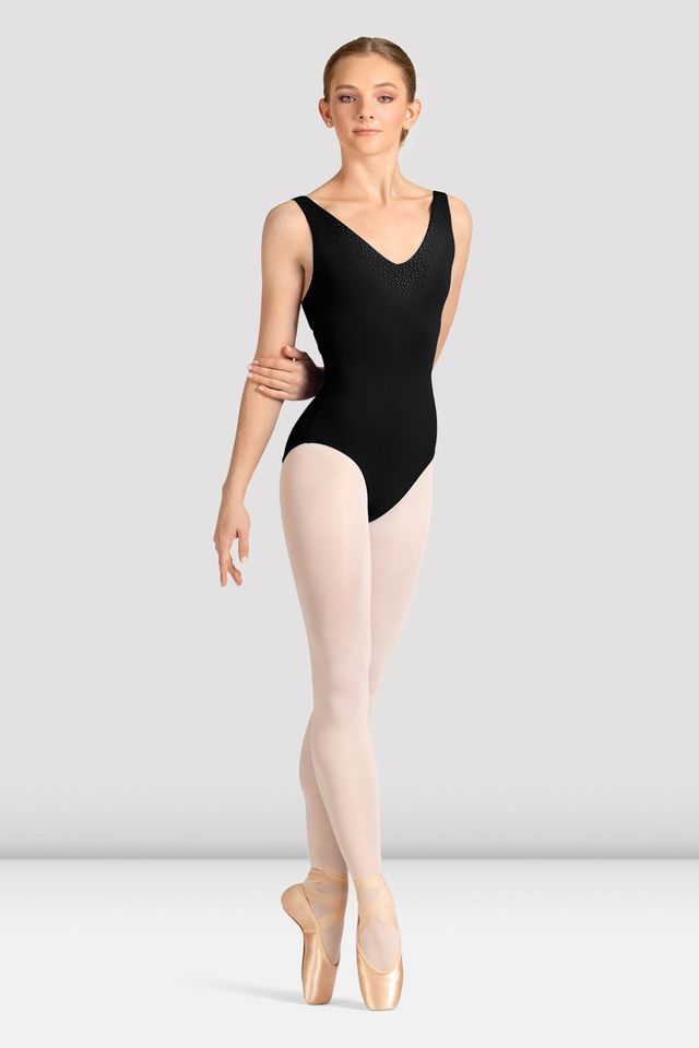 Mirella M50004LM Celeste Low Back Printed Leotard