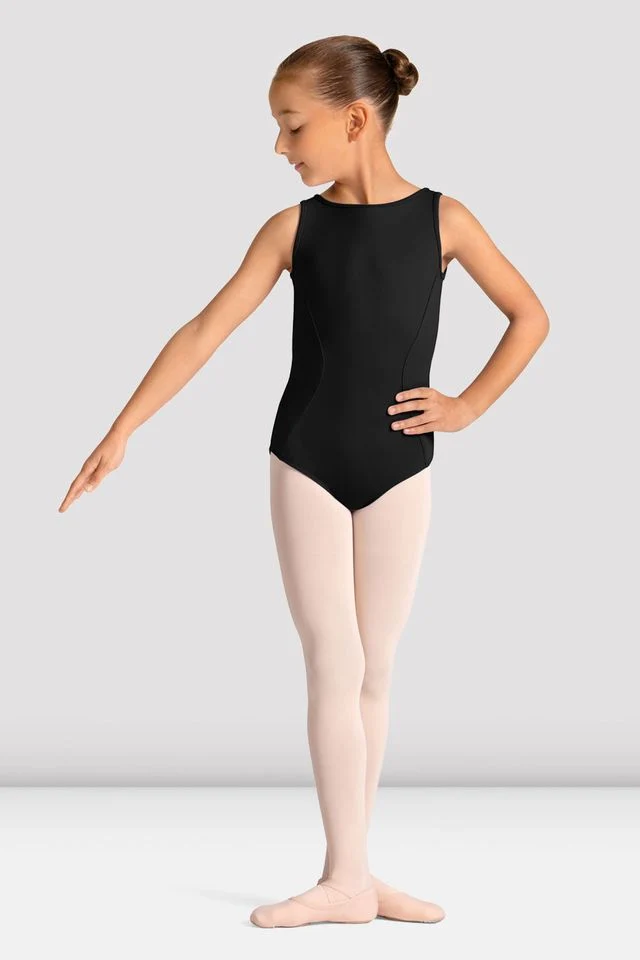 Mirella M50009C Celestia Boat Neck Printed Leotard