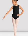 Mirella M50009C Celestia Boat Neck Printed Leotard