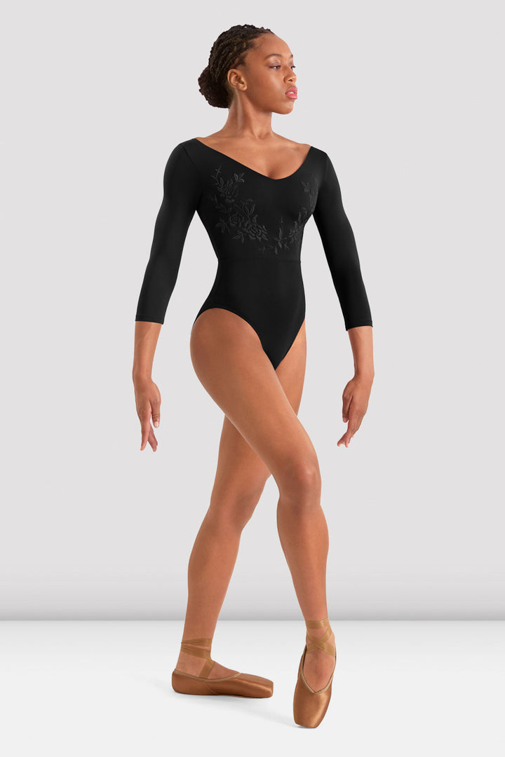Mirella M60003LM Adagio 3/4 Sleeve Leotard