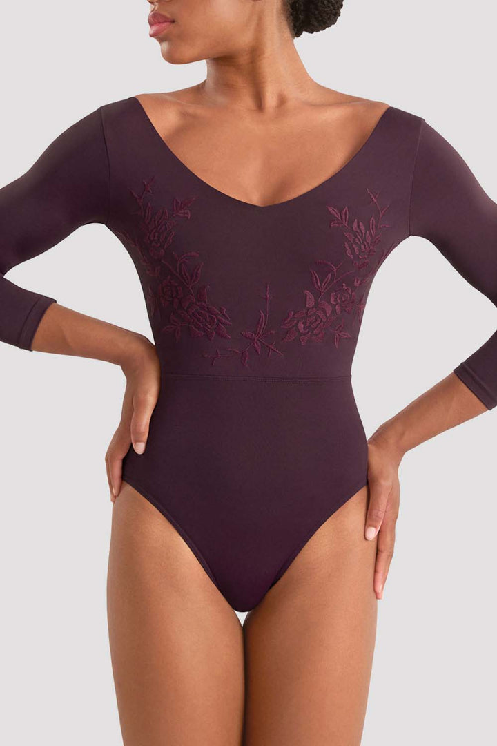 Mirella M60003LM Adagio 3/4 Sleeve Leotard