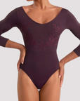 Mirella M60003LM Adagio 3/4 Sleeve Leotard