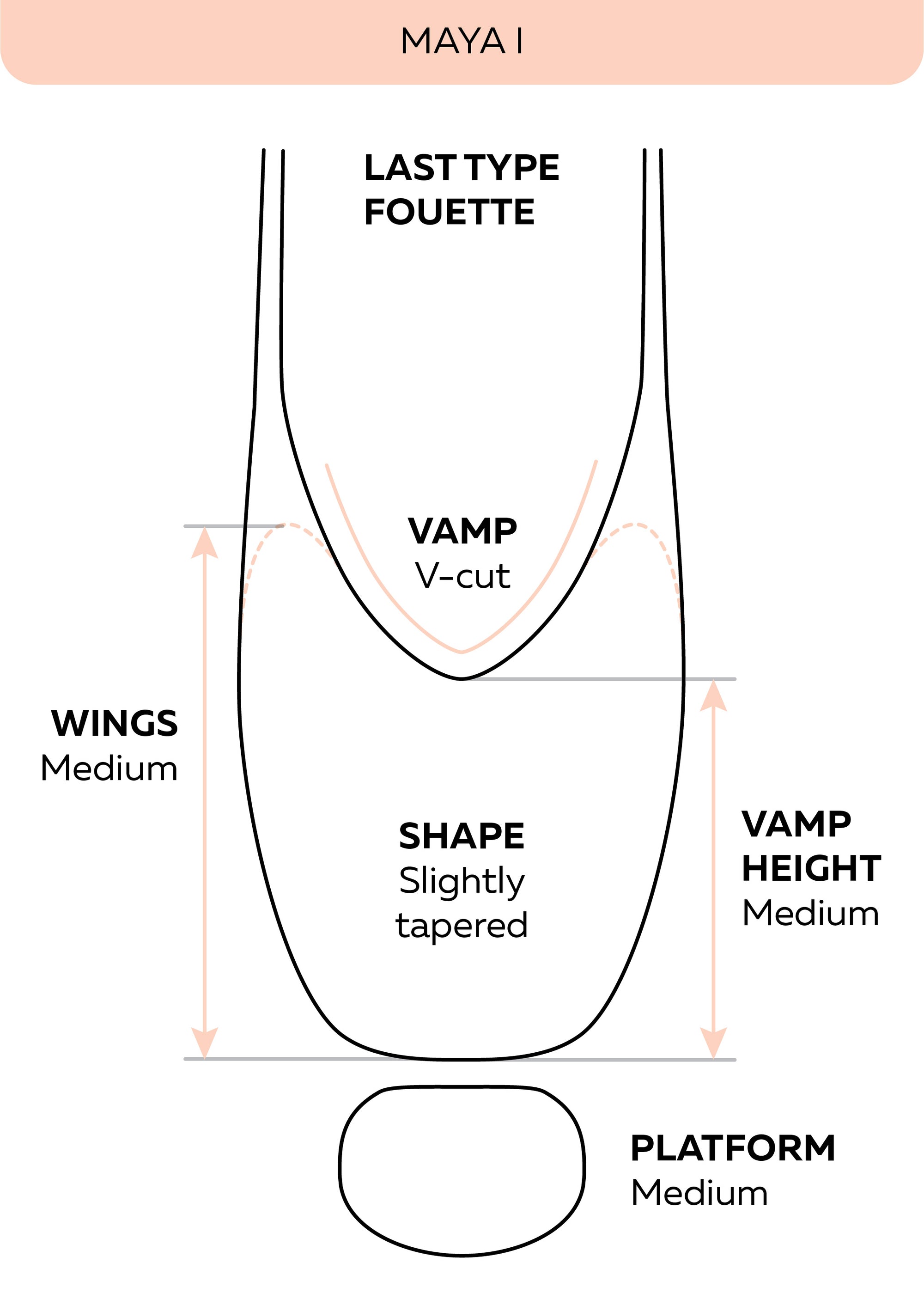 Grishko Maya 1 Pointe Shoe (H)