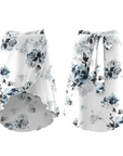 Danse De Paris Velvet Chiffon Wrap Skirt