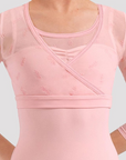 Bloch CZ30035 Lucy Floral 3/4 Sleeve Wrap Top Child