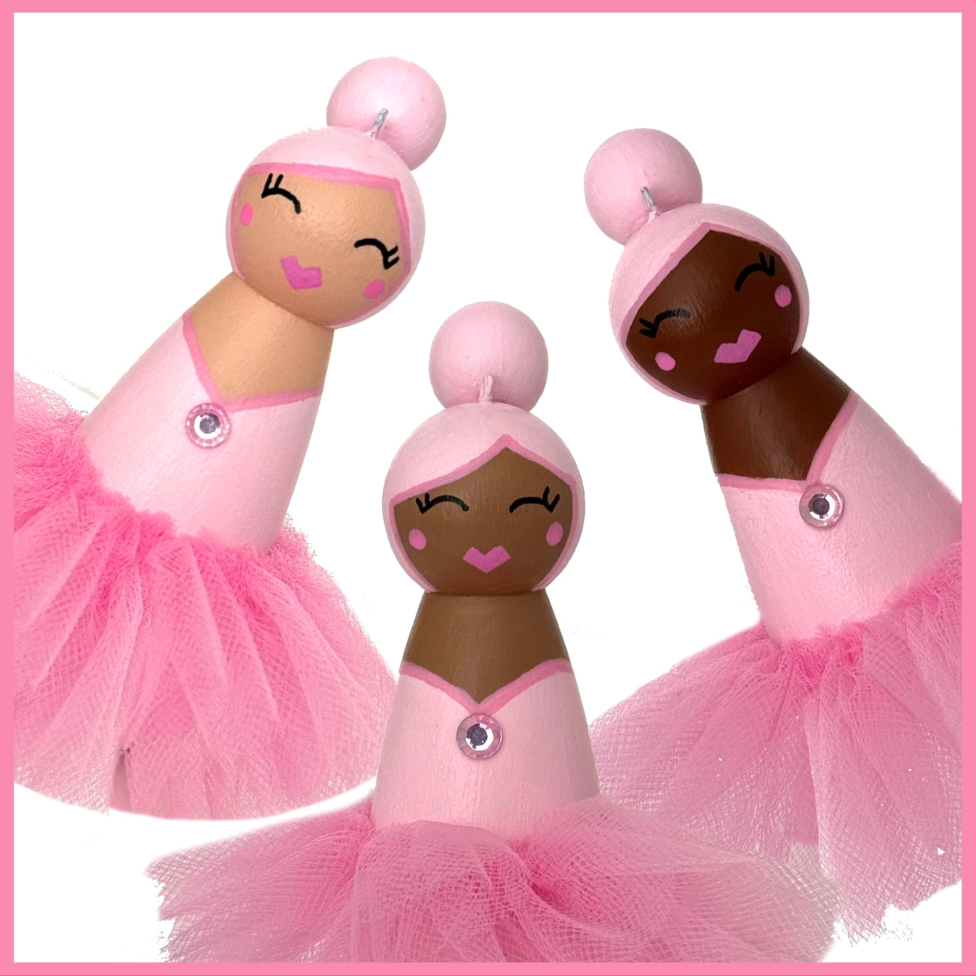 Melle Belle Ballerina Ornaments