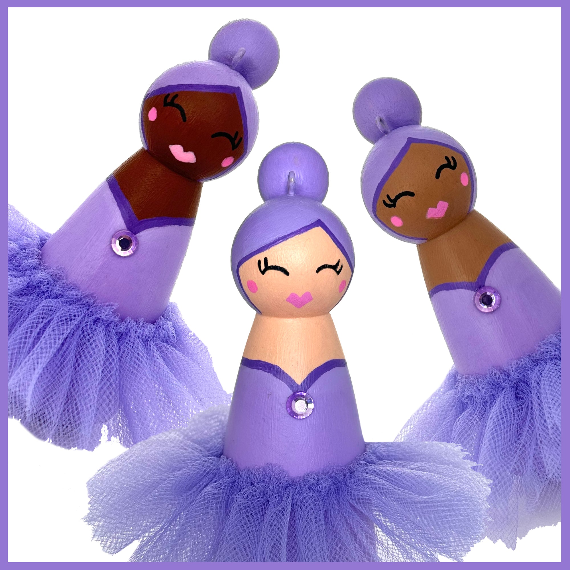 Melle Belle Ballerina Ornaments