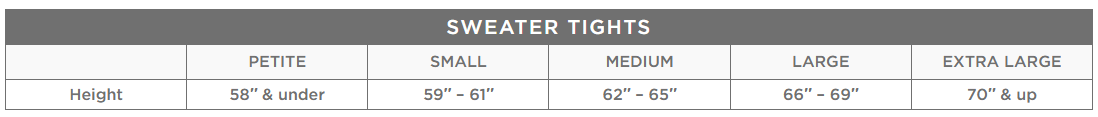 Gaynor Minden Sweater Tights