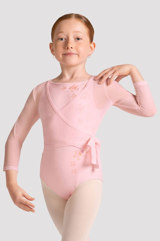 Bloch CZ30026 Lumina Rolanda Long Sleeve Wrap Top Child