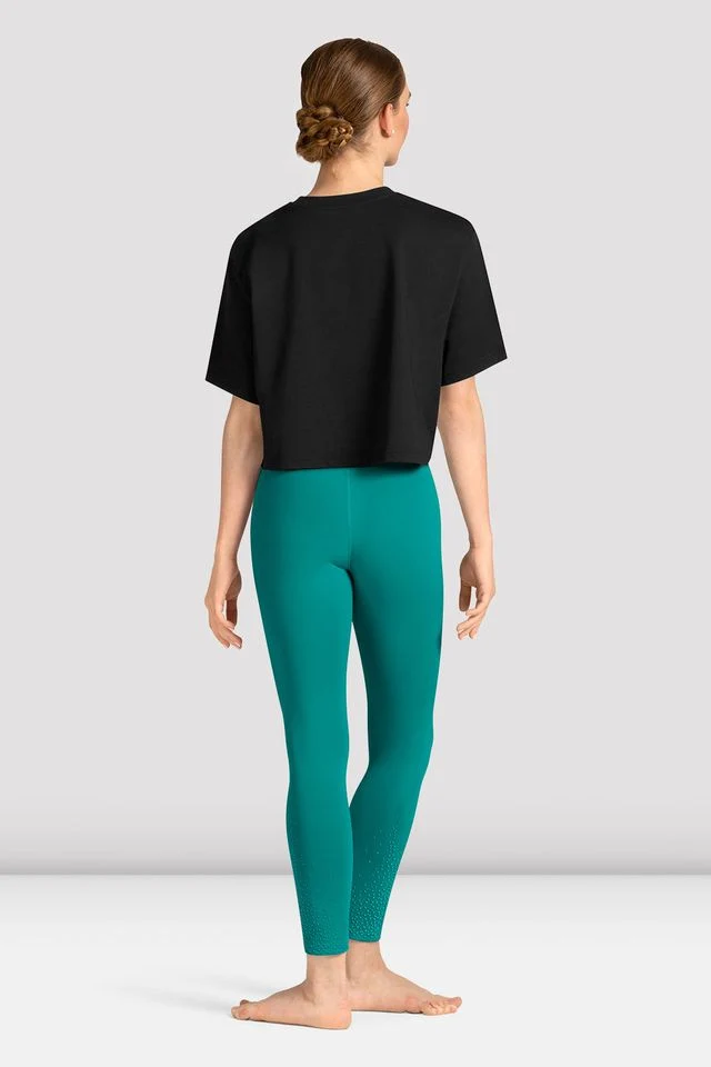Mirella M30009L Celeste Printed Crop Top