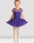 Mirella M20007C Celestia Short Sleeve Printed Tutu Dress