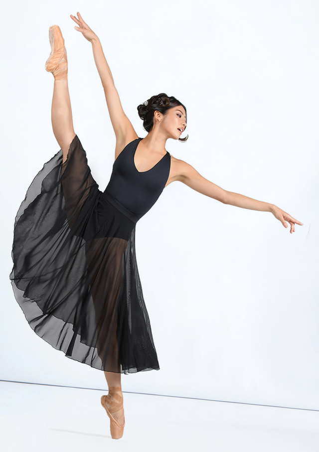 Ballet Rosa Faith Pull On Stretch Mesh Skirt