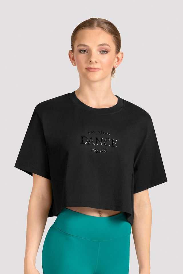 Mirella M30009L Celeste Printed Crop Top