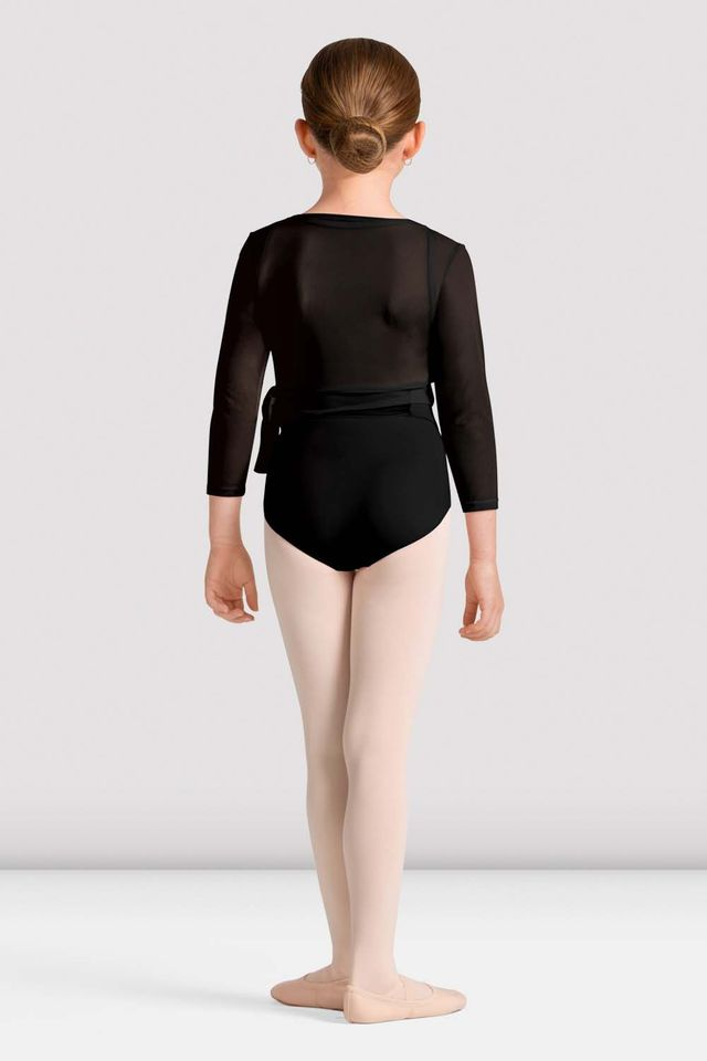 Bloch CZ30026 Lumina Rolanda Long Sleeve Wrap Top Child