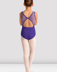 Mirella M50009C Celestia Boat Neck Printed Leotard