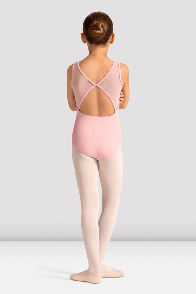 Mirella M50009C Celestia Boat Neck Printed Leotard