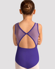 Mirella M50009C Celestia Boat Neck Printed Leotard