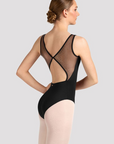 Mirella M50005LM Celeste Boat Neck Printed Leotard