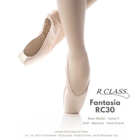 R-Class RC32 Fantasia S Vamp 2 Quiet Pointe Shoe