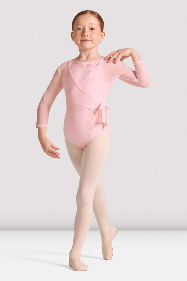 Bloch CZ30026 Lumina Rolanda Long Sleeve Wrap Top Child
