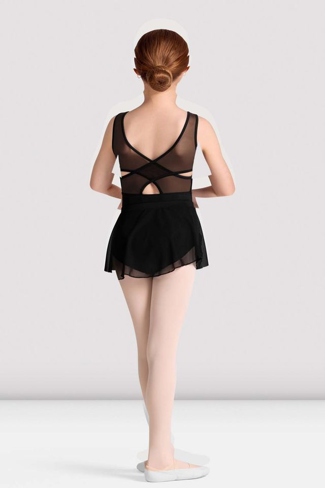 Bloch CR10005 Lumina Claire Mesh Wrap Skirt Child