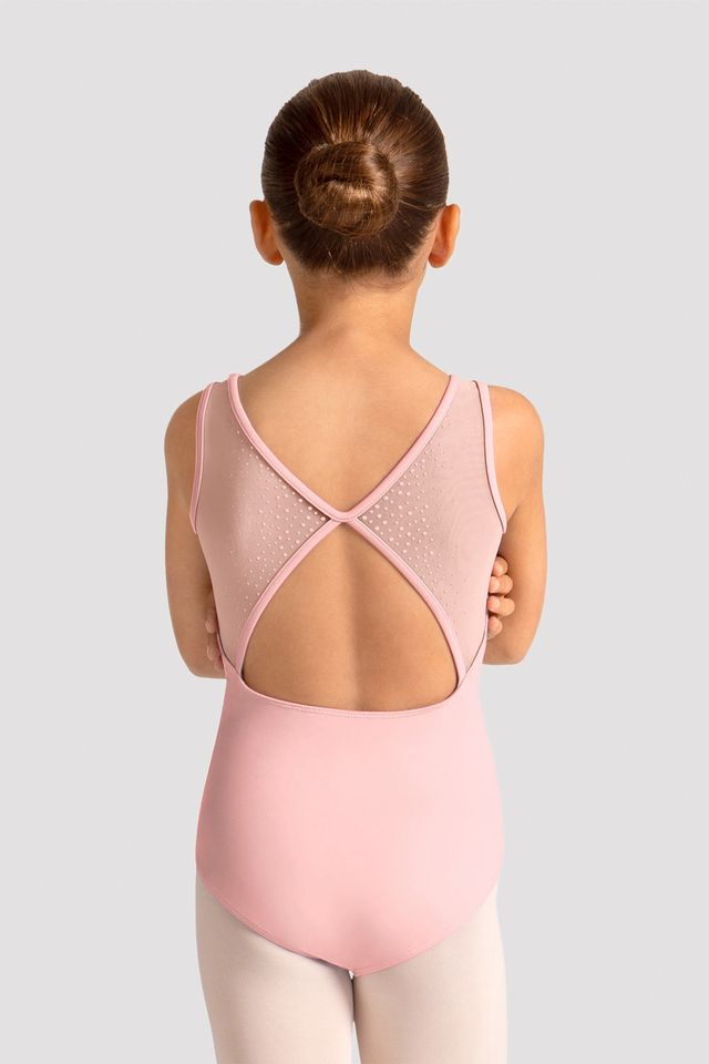 Mirella M50009C Celestia Boat Neck Printed Leotard