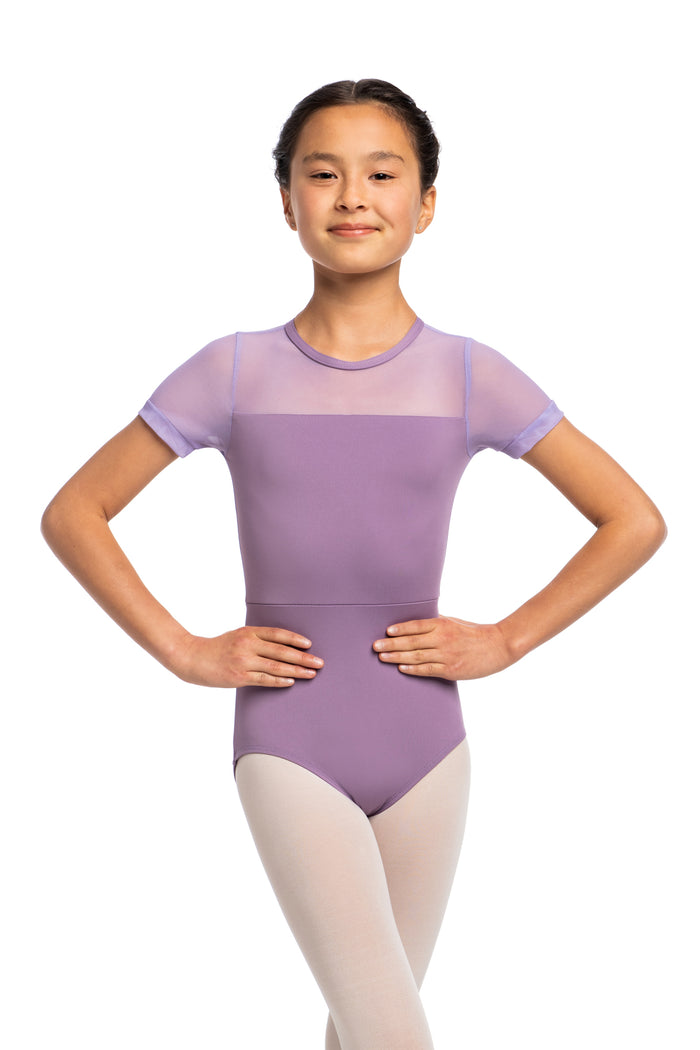 AinslieWear 1089MEG Renee with Mesh Girls Leotard