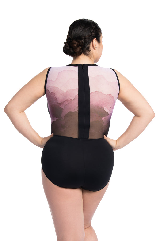 AinslieWear 1133AU Melanie With Aura Print Leotard