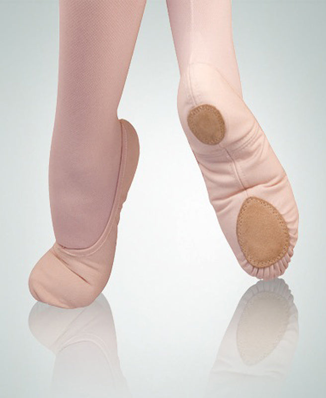 Angelo Luzio Stretch Canvas Split Sole Ballet Slippers