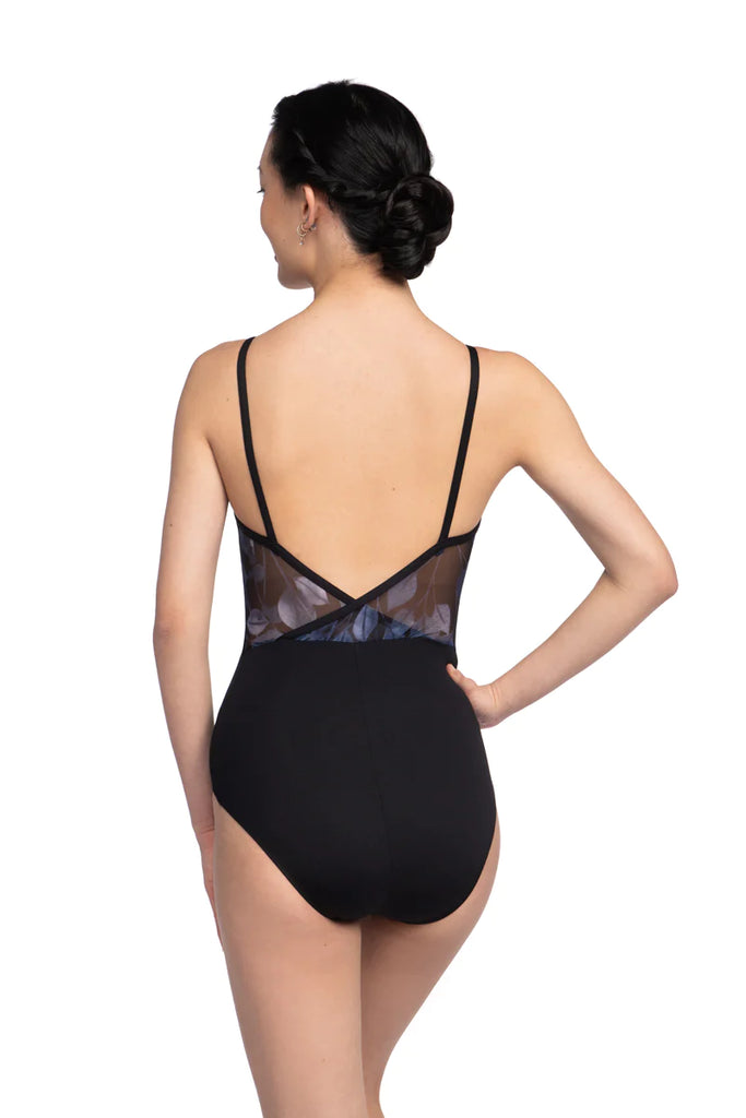 AinslieWear 1126FL Nora with Falling Leaves Print Leotard