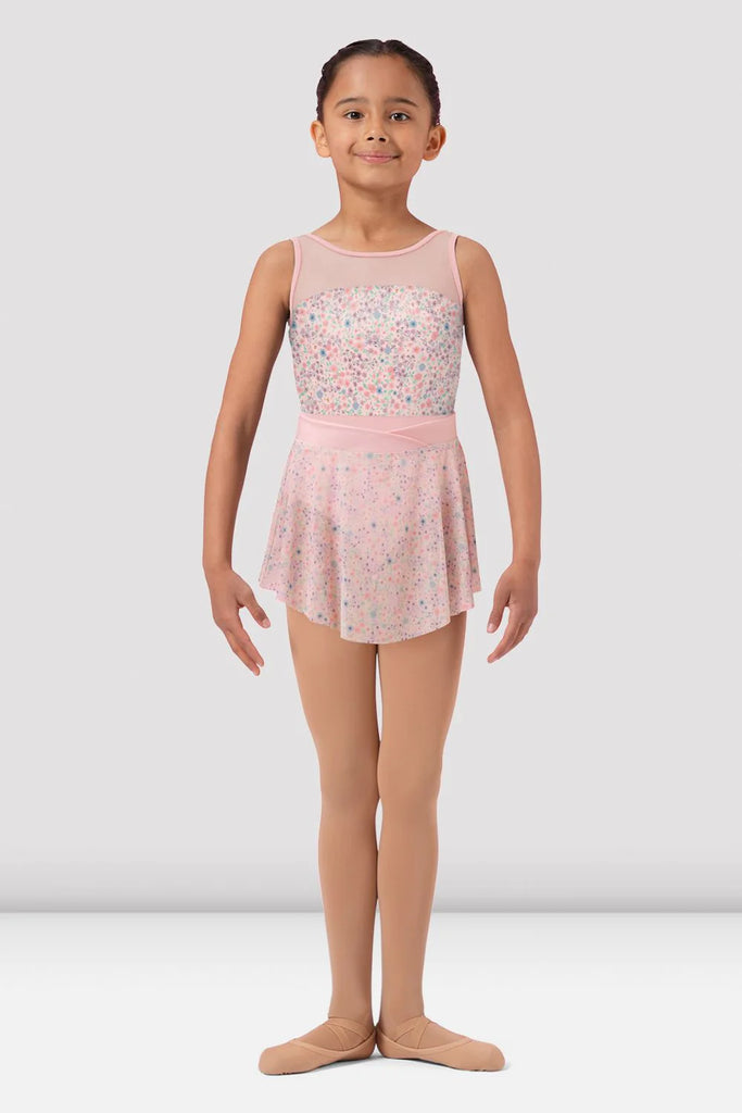 Mirella MS1085C Girls Ditsy Floral Pull On Skirt