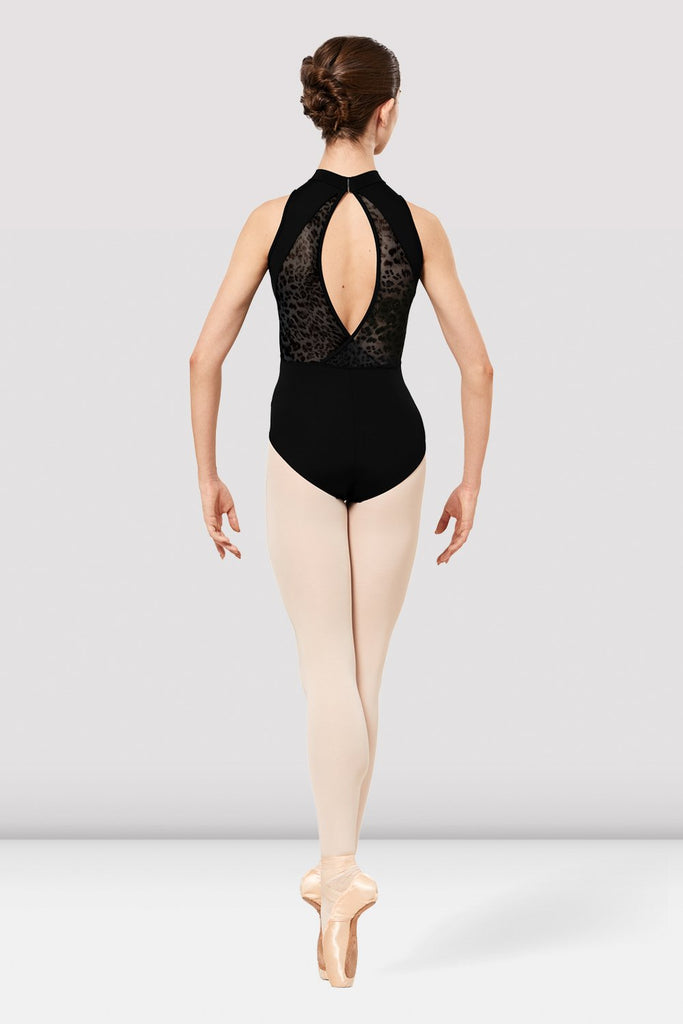 Bloch L2385 Latrishia Animal Print Mesh Halter Leotard