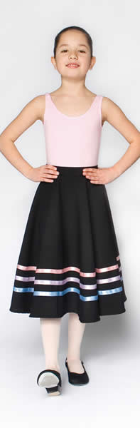 Little Ballerina Character Skirt Pastel Ribbons