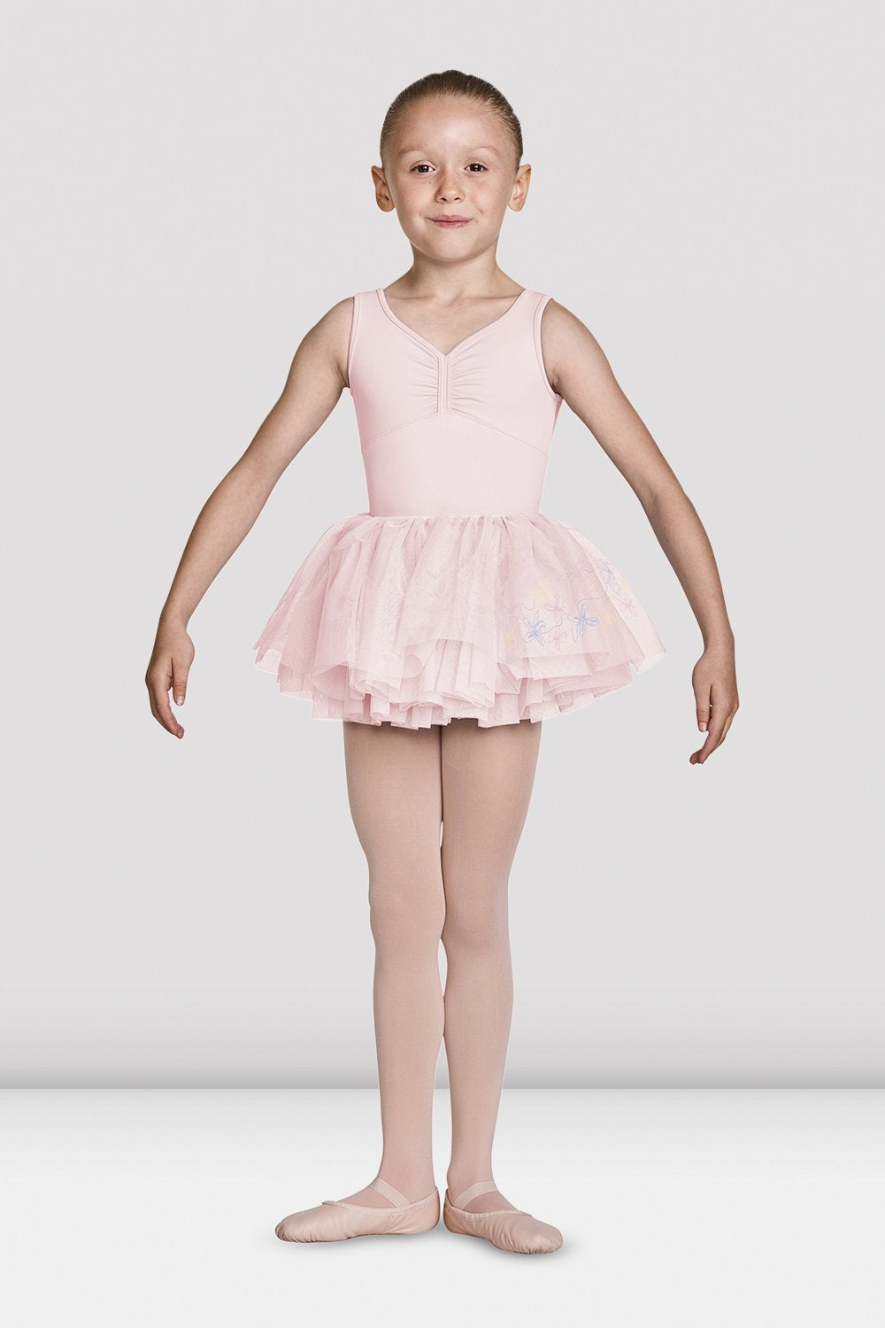 Mirella MS137C Jasmine Embroidered Tutu Skirt Girls