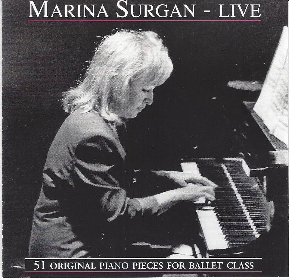 Marina Surgan Live CD - 51 Original Piano Pieces for Ballet Class
