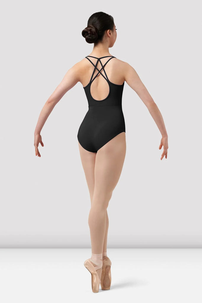 Mirella M2183 Chevron Open Back Leotard