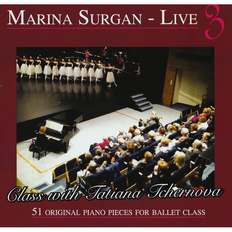 Marina Surgan Live 3 CD - Ballet Class Music for All Levels